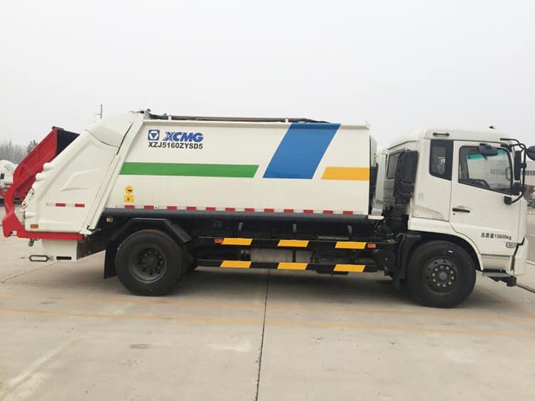 XCMG 8 ton 12.5cbm compressed garbage truck XZJ5160ZYSD5 collection and transfer equipment price